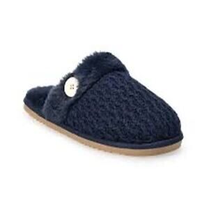 Sonoma Goods For Life® Nelliee Women’s Sweater Vamp Scuff Slippers – Size 9-10